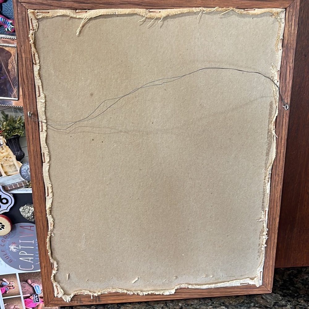 Vintage “I Heard A Child Laugh” Needlepoint Sampler Wall Hanging - Picture 6 of 10